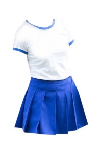 SKCU007 order solid color cheerleading uniforms custom-made cheerleading uniforms design stage costumes cheerleading uniforms spot price 45 degree